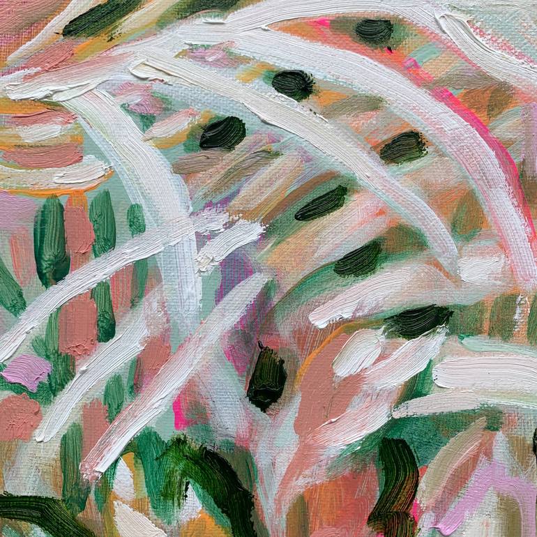 Original Abstract Expressionism Abstract Painting by Alissa Kim Tjen