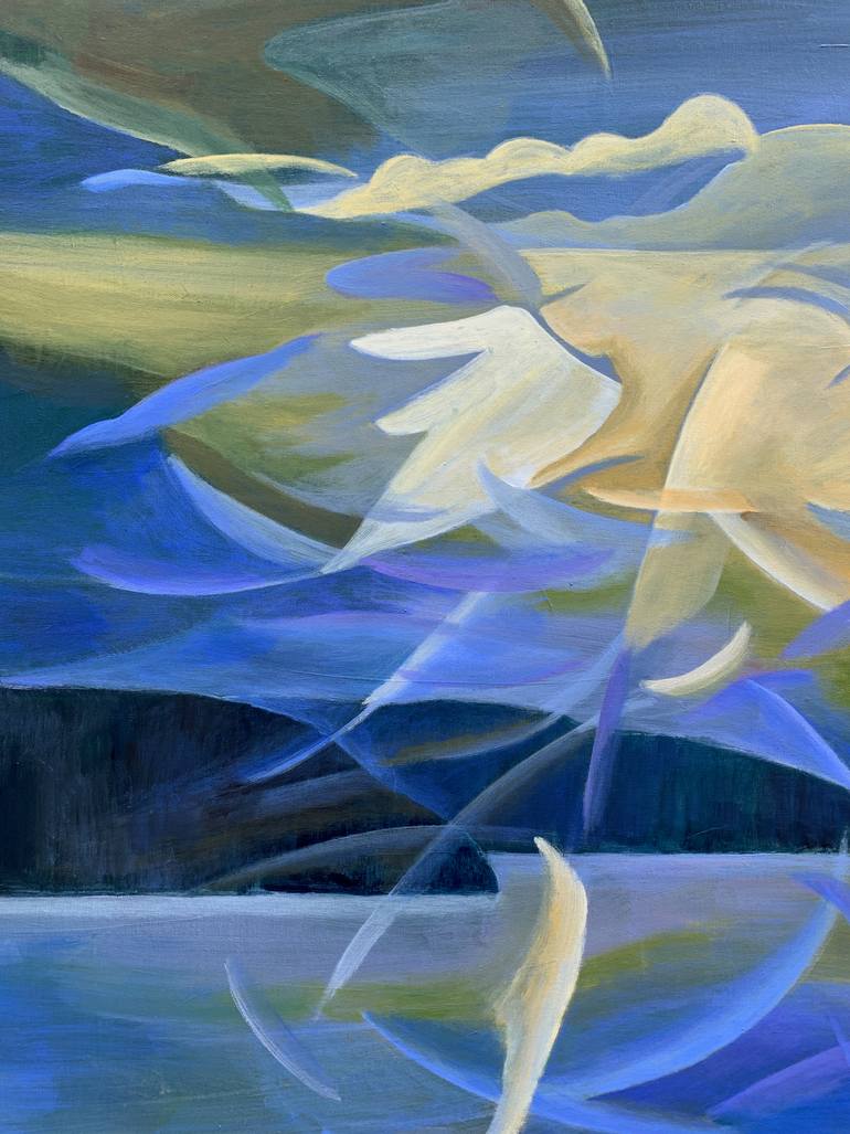 Original Abstract Expressionism Abstract Painting by Alissa Kim Tjen