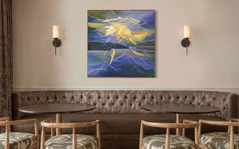 Original Abstract Expressionism Abstract Painting by Alissa Kim Tjen