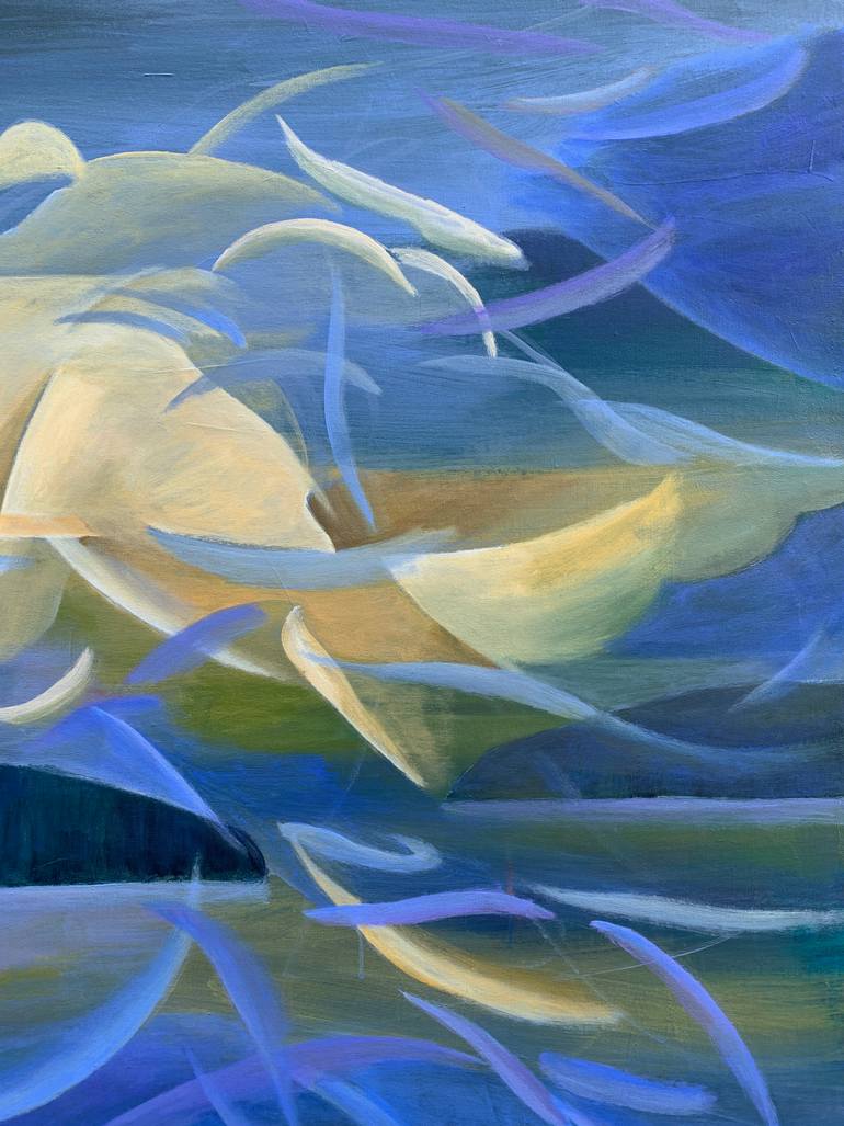 Original Abstract Expressionism Abstract Painting by Alissa Kim Tjen