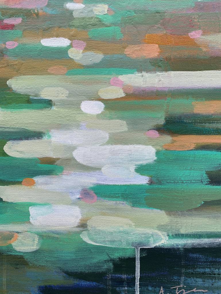 Original Abstract Painting by Alissa Kim Tjen