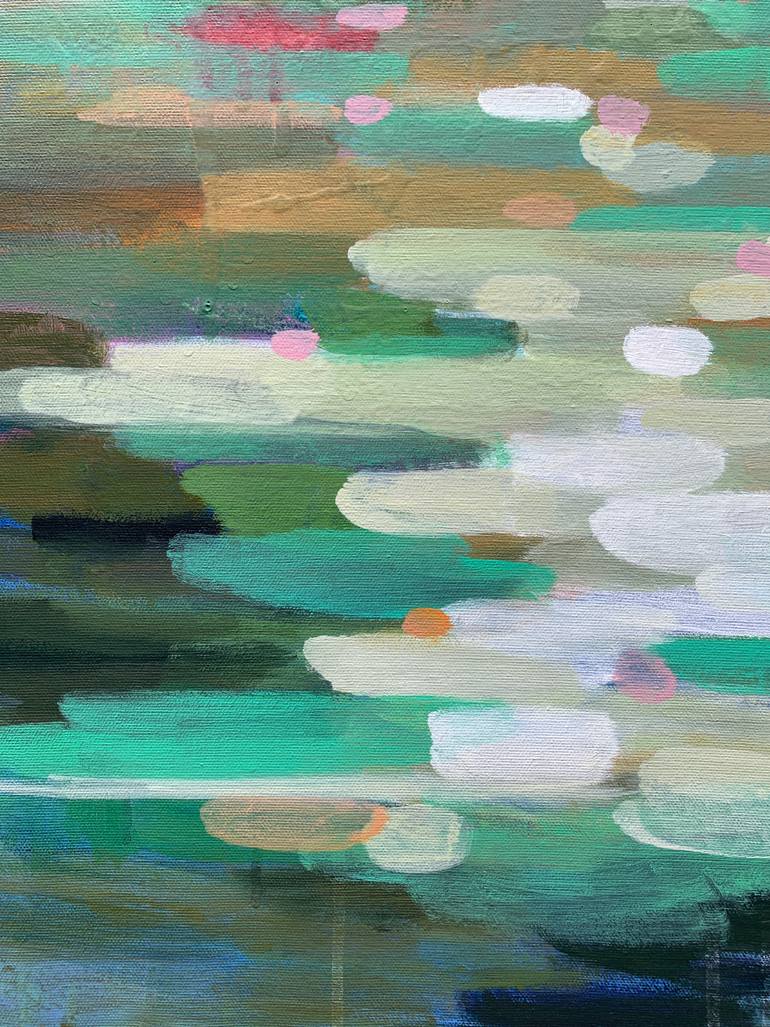 Original Abstract Expressionism Abstract Painting by Alissa Kim Tjen