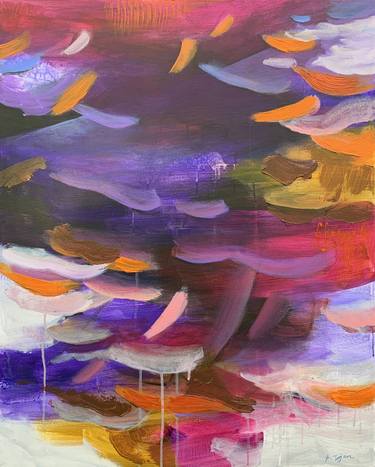 Original Abstract Paintings by Alissa Kim Tjen