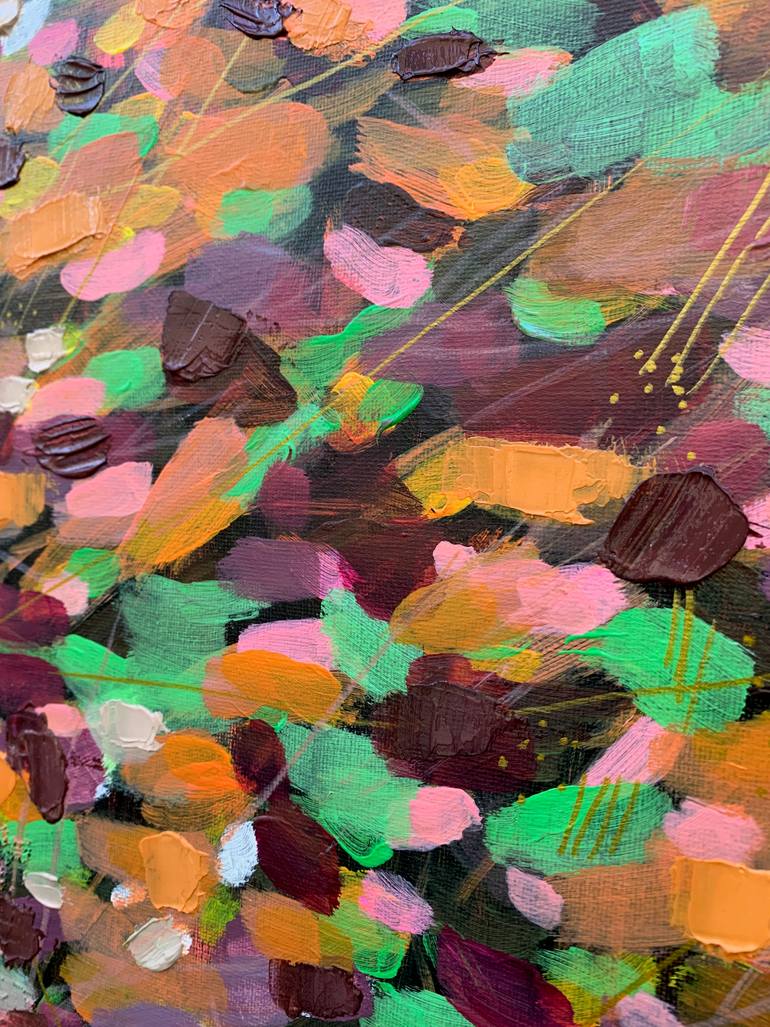 Original Abstract Expressionism Abstract Painting by Alissa Kim Tjen