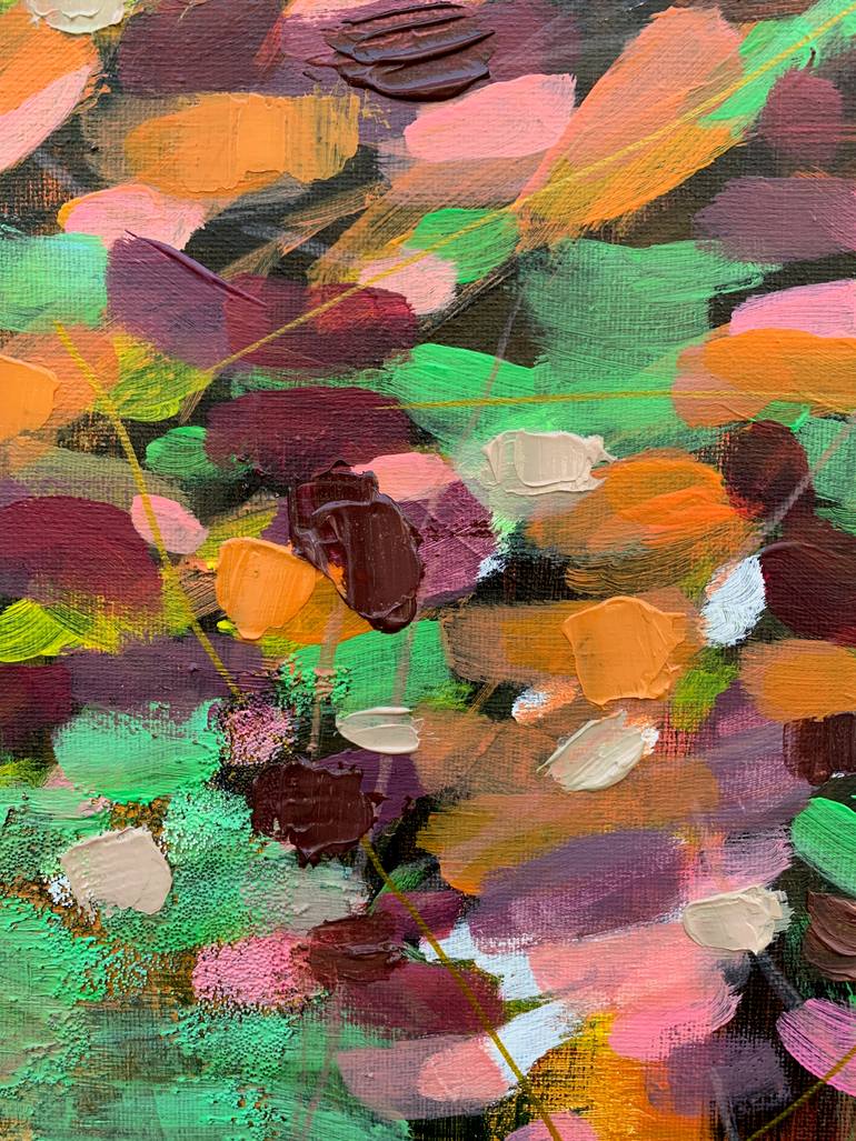 Original Abstract Expressionism Abstract Painting by Alissa Kim Tjen