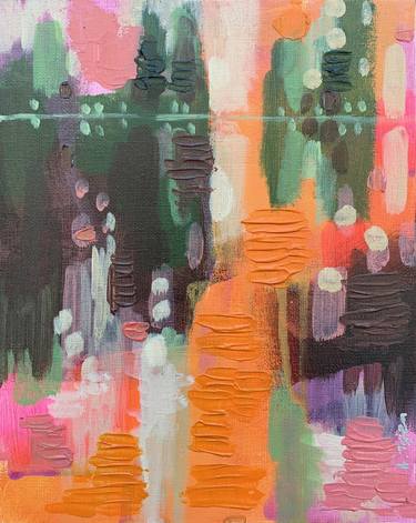 Original Abstract Expressionism Abstract Paintings by Alissa Kim Tjen