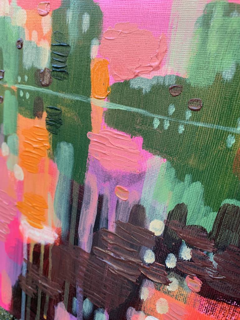 Original Abstract Expressionism Abstract Painting by Alissa Kim Tjen