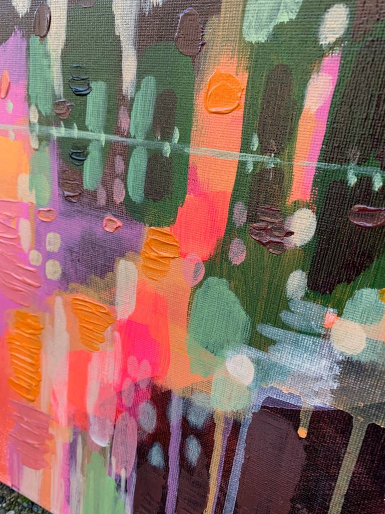 Original Abstract Expressionism Abstract Painting by Alissa Kim Tjen