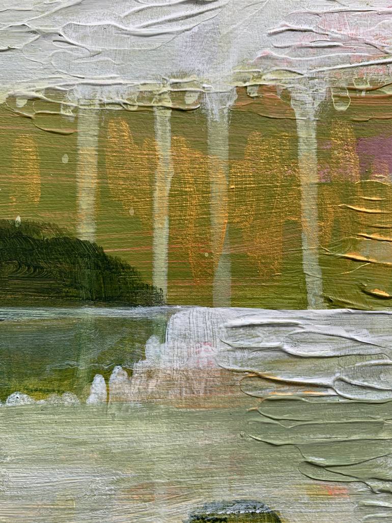 Original Abstract Expressionism Abstract Painting by Alissa Kim Tjen