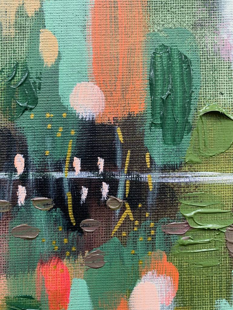 Original Abstract Expressionism Abstract Painting by Alissa Kim Tjen