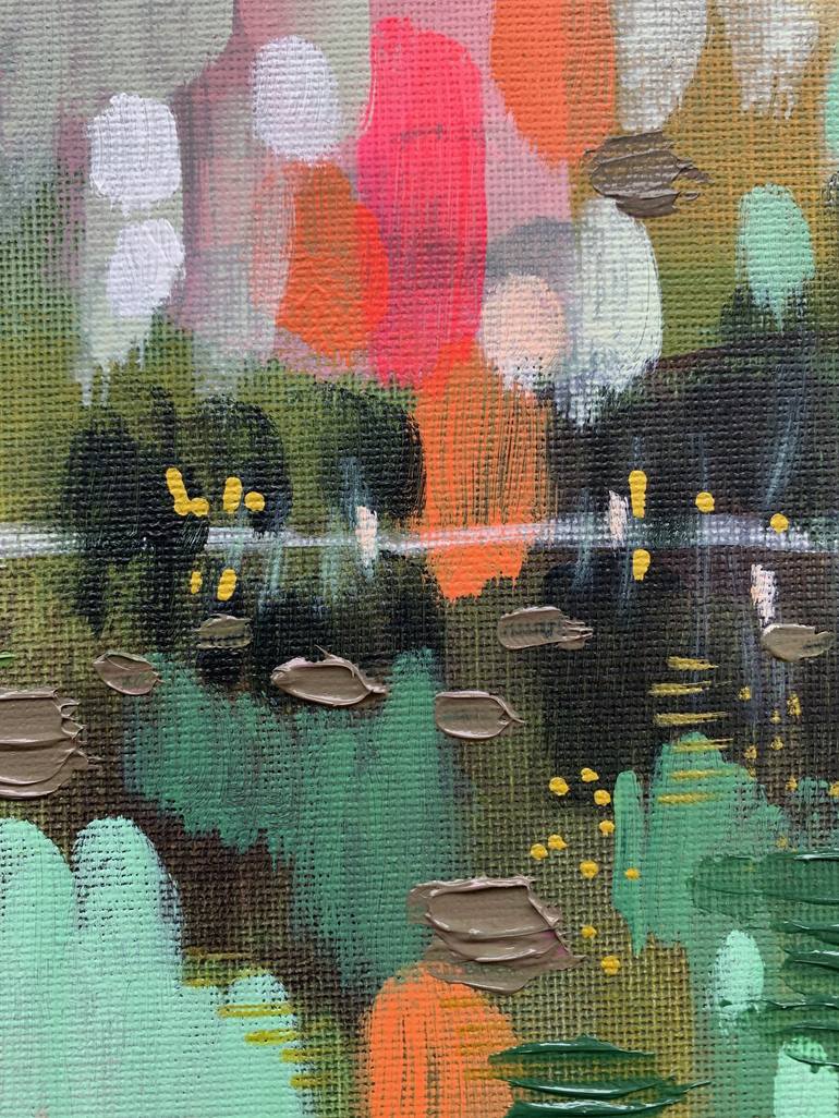 Original Abstract Expressionism Abstract Painting by Alissa Kim Tjen