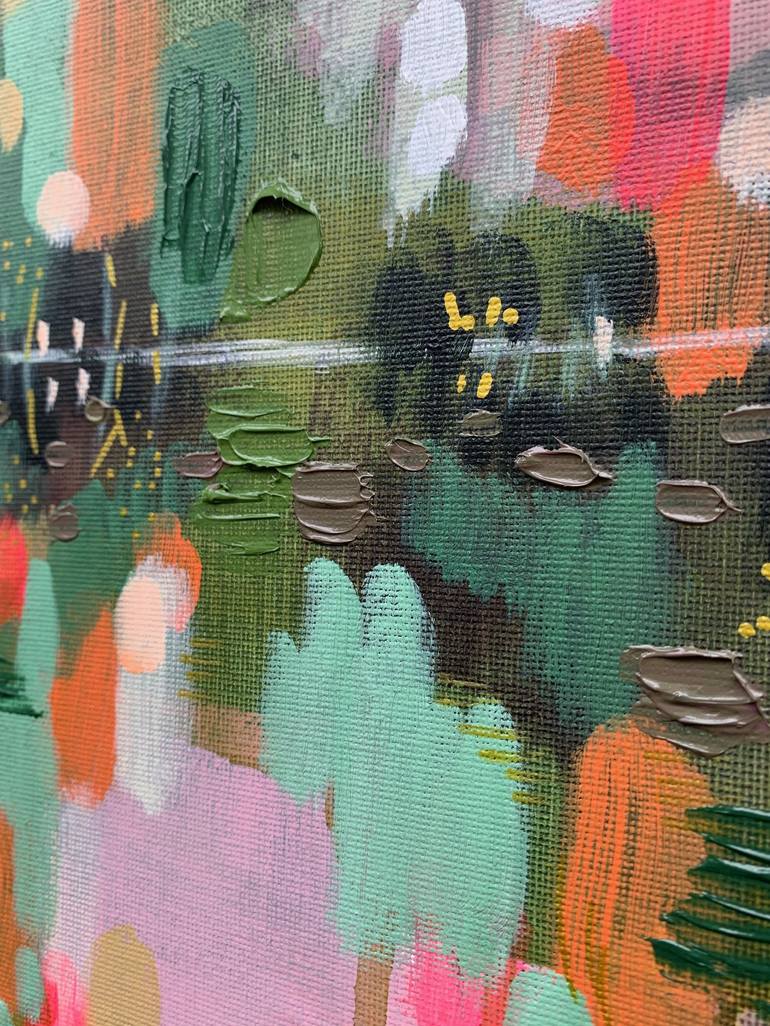 Original Abstract Expressionism Abstract Painting by Alissa Kim Tjen