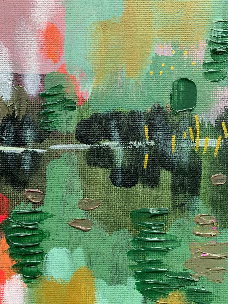 Original Abstract Expressionism Abstract Painting by Alissa Kim Tjen