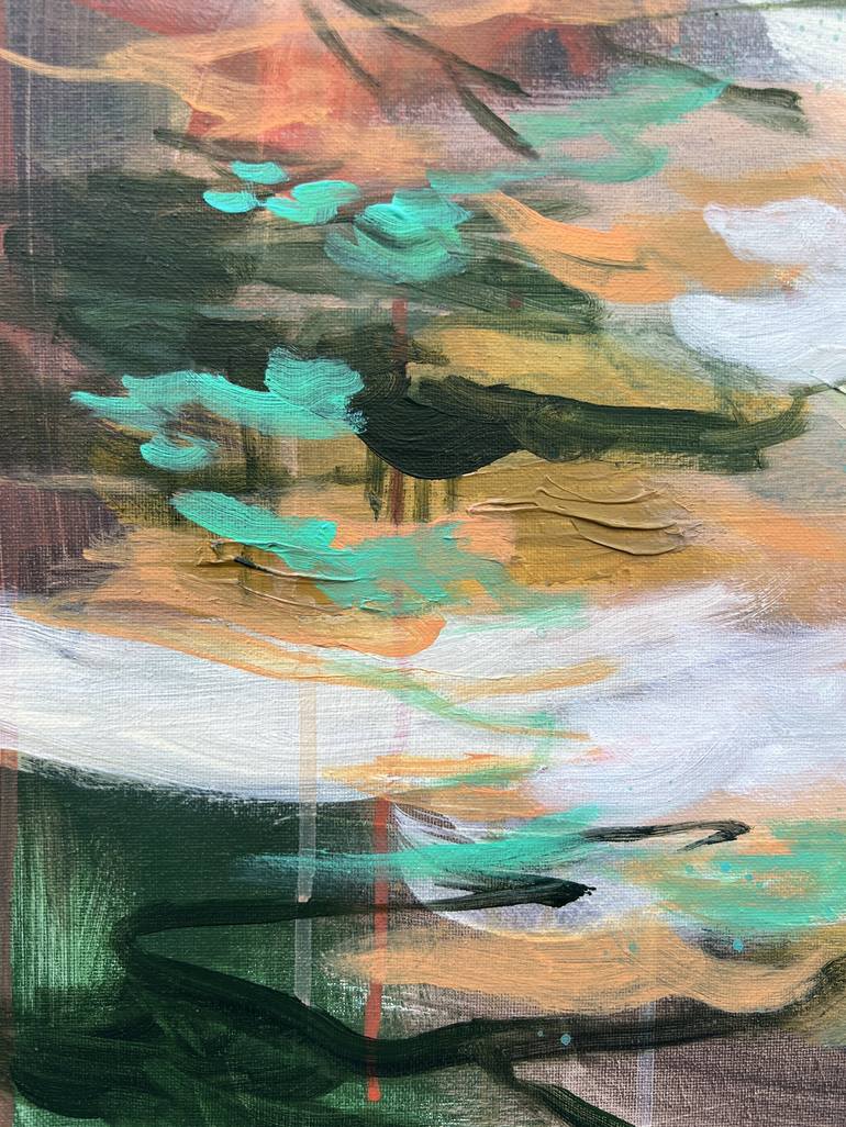 Original Abstract Expressionism Abstract Painting by Alissa Kim Tjen