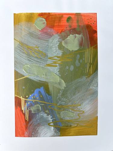 Original Abstract Expressionism Abstract Painting by Alissa Kim Tjen