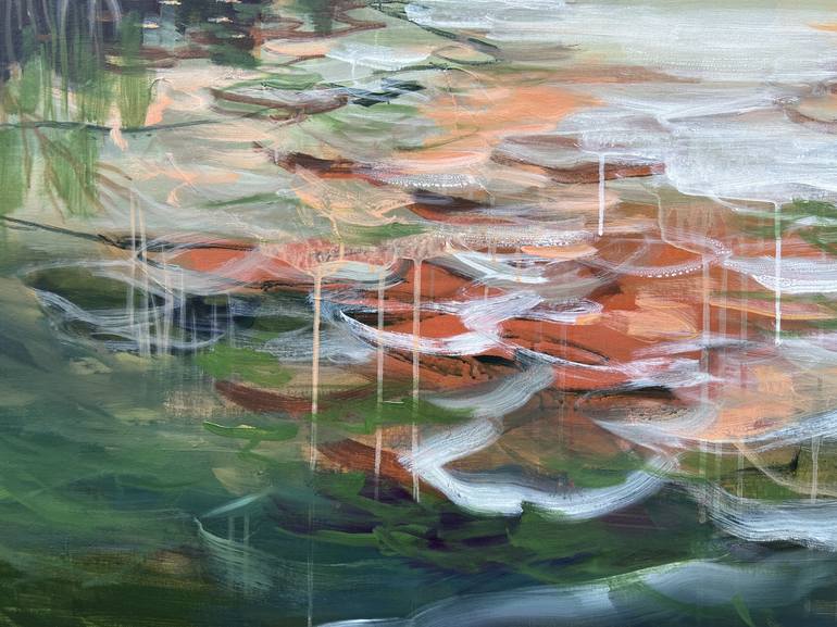 Original Abstract Expressionism Abstract Painting by Alissa Kim Tjen
