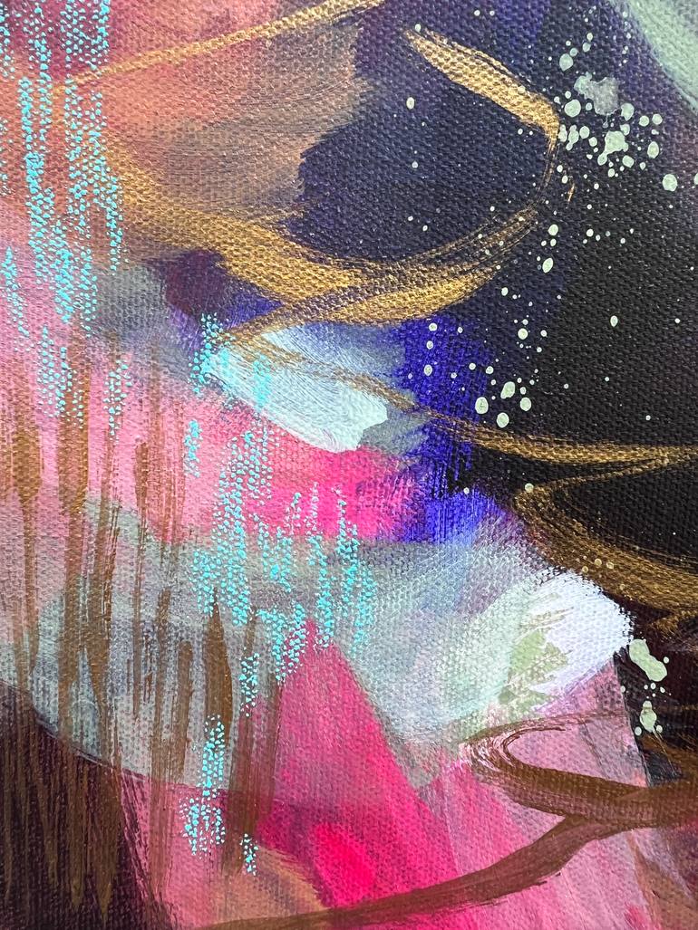 Original Abstract Expressionism Abstract Painting by Alissa Kim Tjen