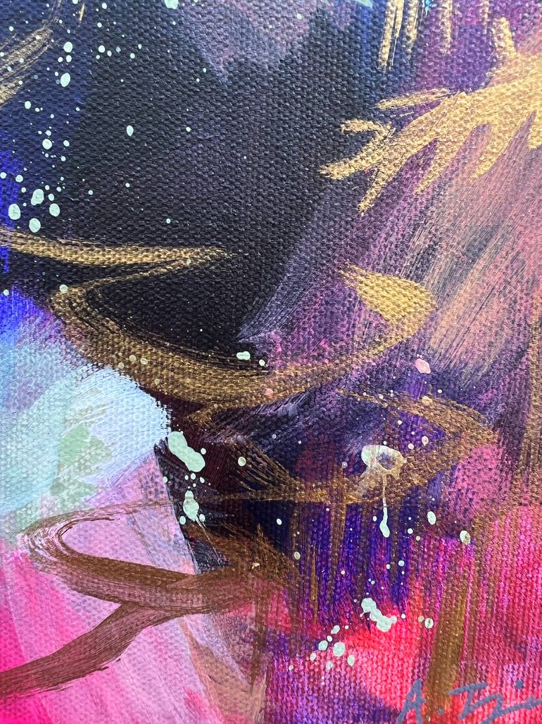 Original Abstract Expressionism Abstract Painting by Alissa Kim Tjen