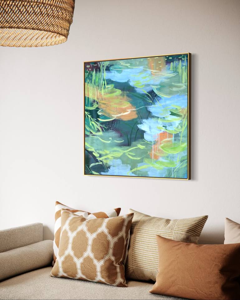 Original Abstract Expressionism Abstract Painting by Alissa Kim Tjen