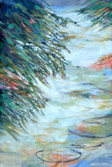 Original Abstract Expressionism Abstract Painting by Alissa Kim Tjen