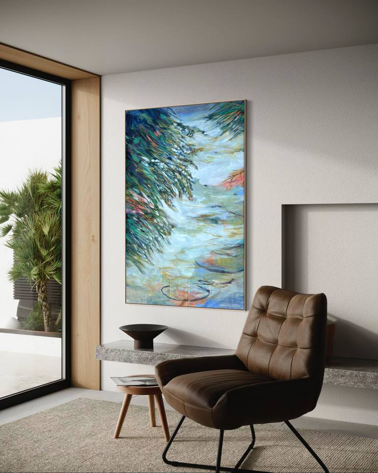 Original Abstract Expressionism Abstract Painting by Alissa Kim Tjen