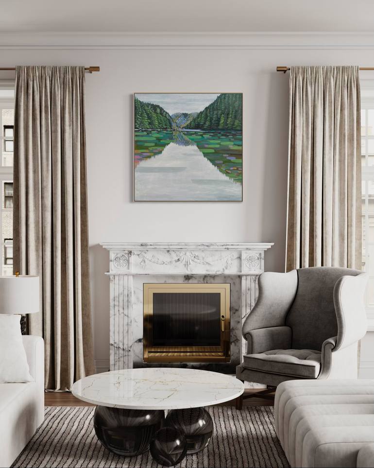 Original Abstract Expressionism Abstract Painting by Alissa Kim Tjen