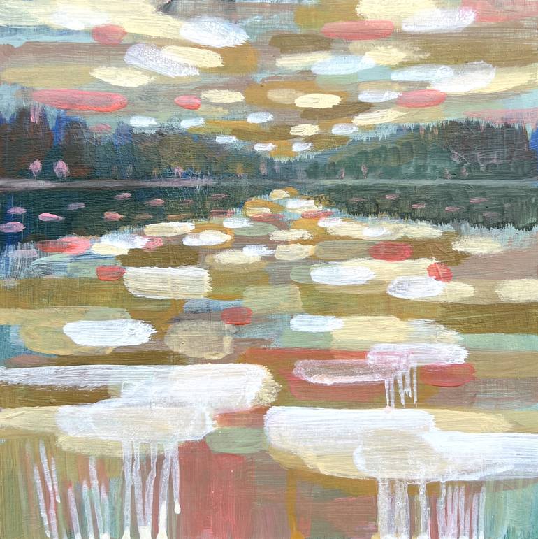 Original Abstract Expressionism Abstract Paintings by Alissa Kim Tjen