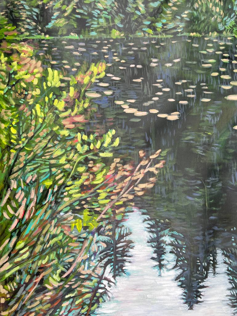 Original Abstract Landscape Painting by Alissa Kim Tjen