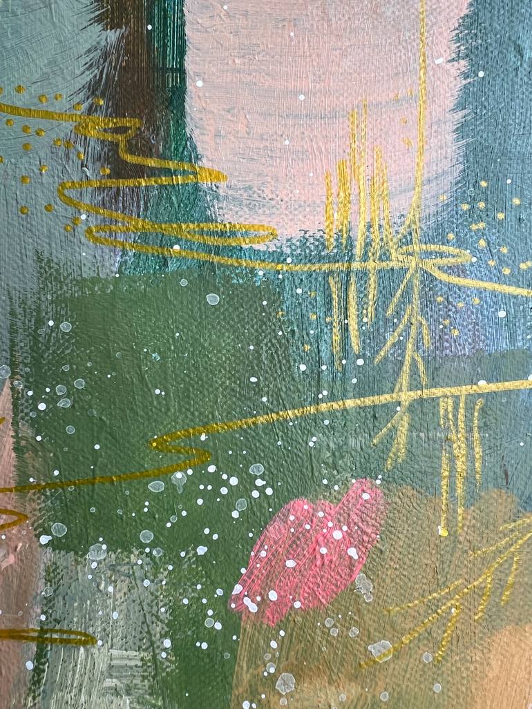 Original Abstract Expressionism Abstract Painting by Alissa Kim Tjen