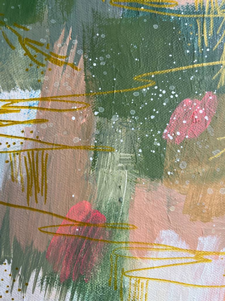 Original Abstract Expressionism Abstract Painting by Alissa Kim Tjen