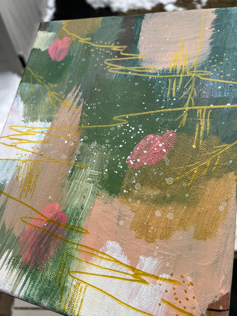Original Abstract Expressionism Abstract Painting by Alissa Kim Tjen