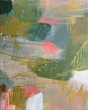 Original Abstract Expressionism Abstract Painting by Alissa Kim Tjen