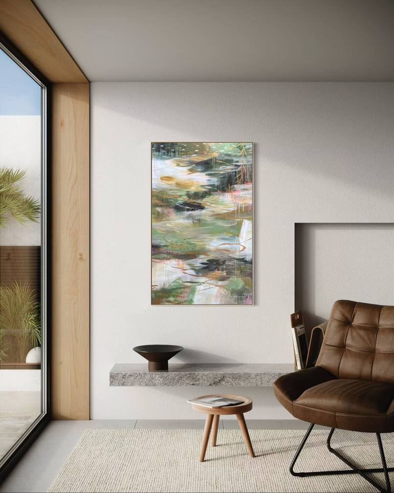 Original Abstract Expressionism Abstract Painting by Alissa Kim Tjen