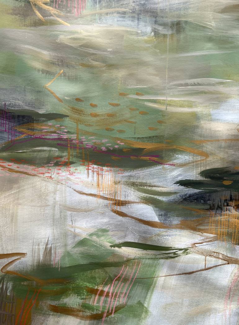 Original Abstract Expressionism Abstract Painting by Alissa Kim Tjen