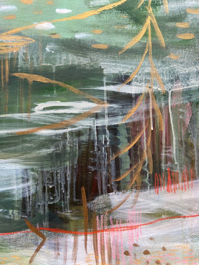 Original Abstract Expressionism Abstract Painting by Alissa Kim Tjen