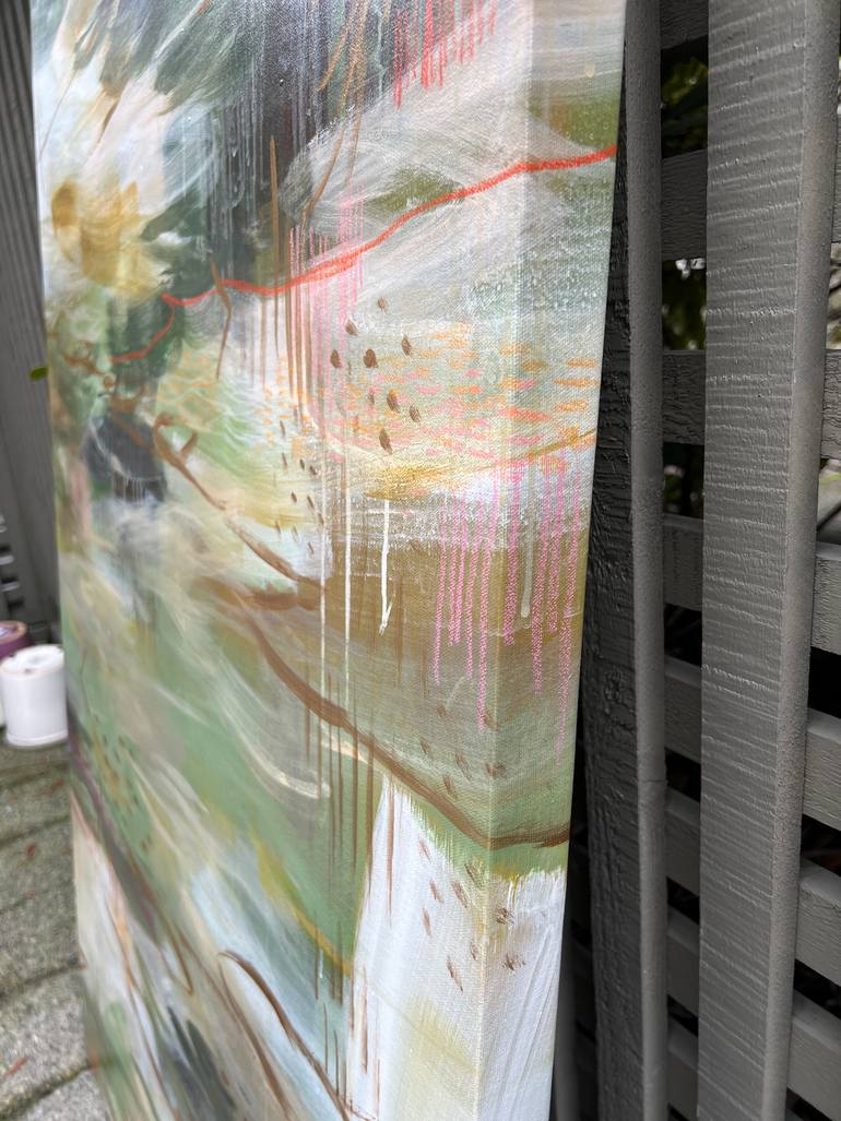 Original Abstract Expressionism Abstract Painting by Alissa Kim Tjen