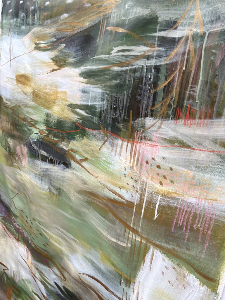 Original Abstract Expressionism Abstract Painting by Alissa Kim Tjen