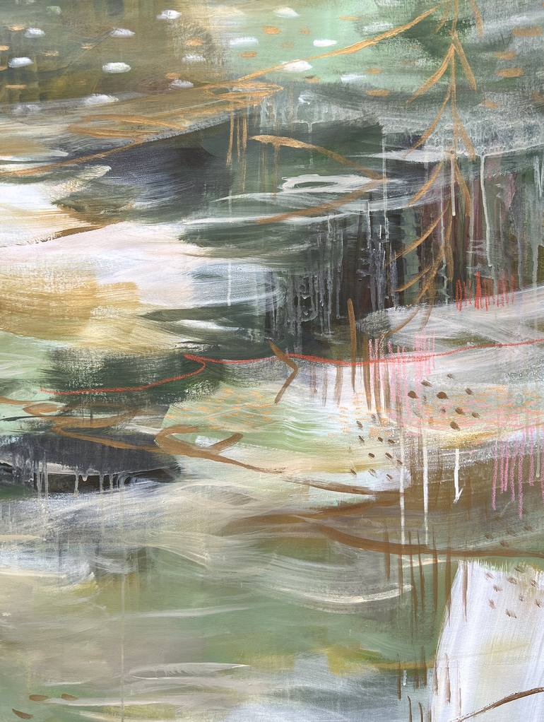 Original Abstract Expressionism Abstract Painting by Alissa Kim Tjen