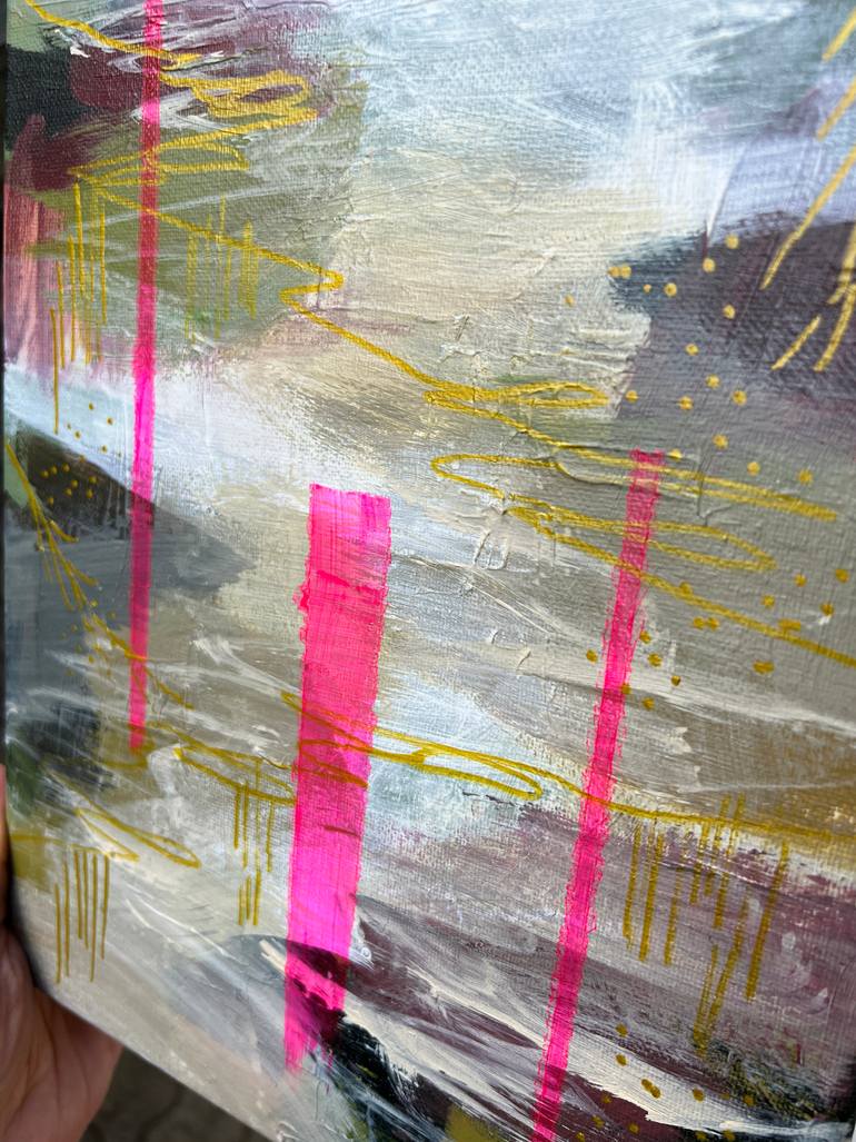 Original Abstract Expressionism Abstract Painting by Alissa Kim Tjen