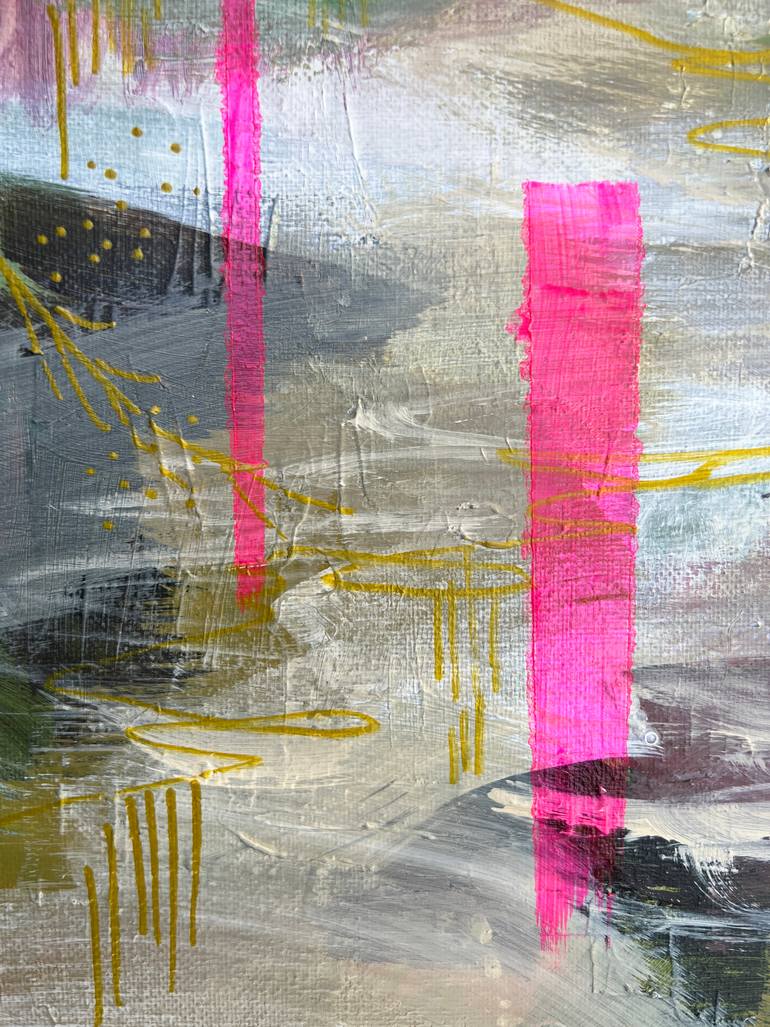 Original Abstract Expressionism Abstract Painting by Alissa Kim Tjen