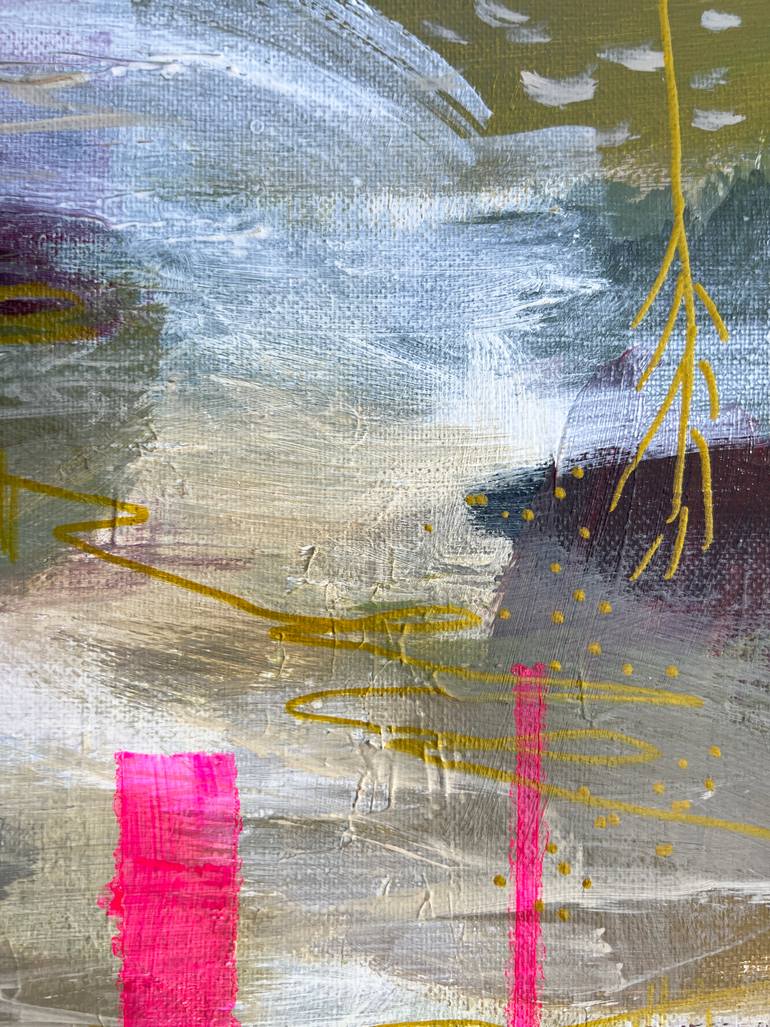 Original Abstract Expressionism Abstract Painting by Alissa Kim Tjen