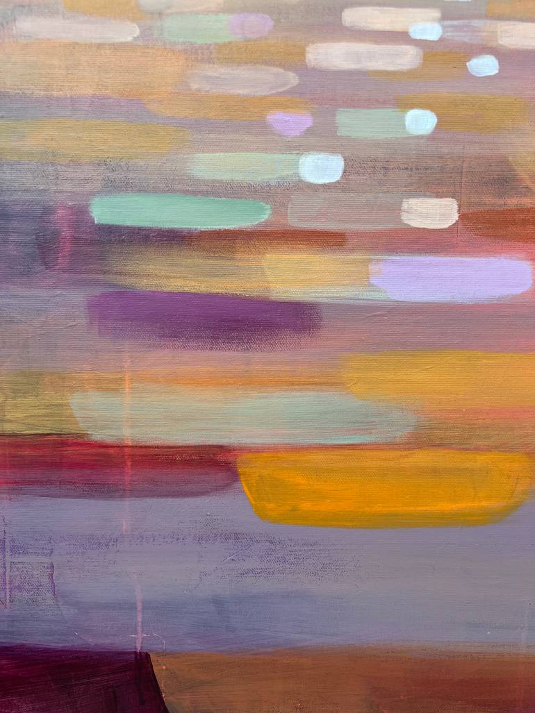 Original Abstract Landscape Painting by Alissa Kim Tjen