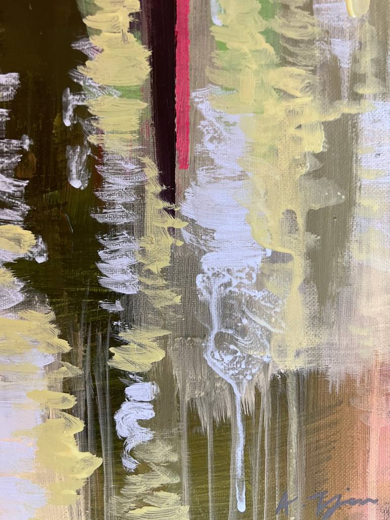 Waterlily Pond IX Painting by Alissa Kim Tjen | Saatchi Art
