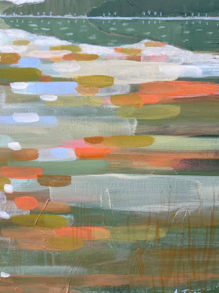 Original Abstract Expressionism Abstract Painting by Alissa Kim Tjen