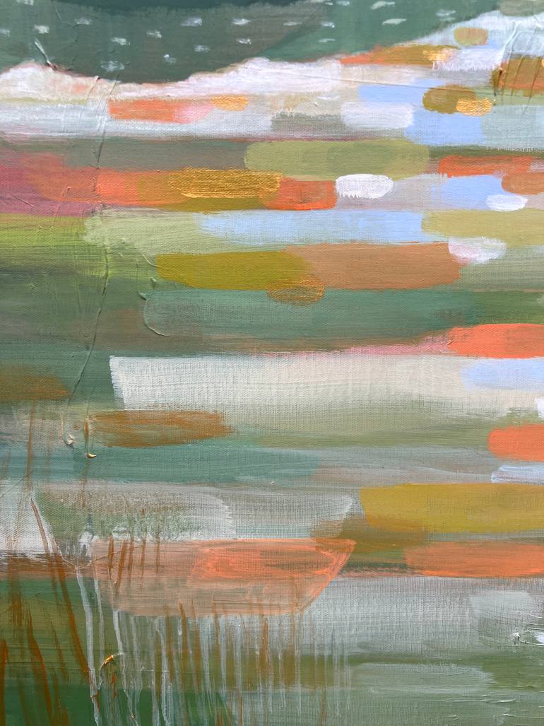 Original Abstract Expressionism Abstract Painting by Alissa Kim Tjen