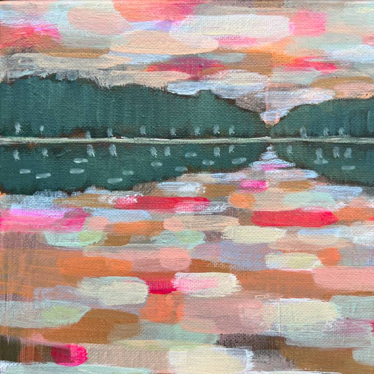 Original Abstract Expressionism Abstract Painting by Alissa Kim Tjen