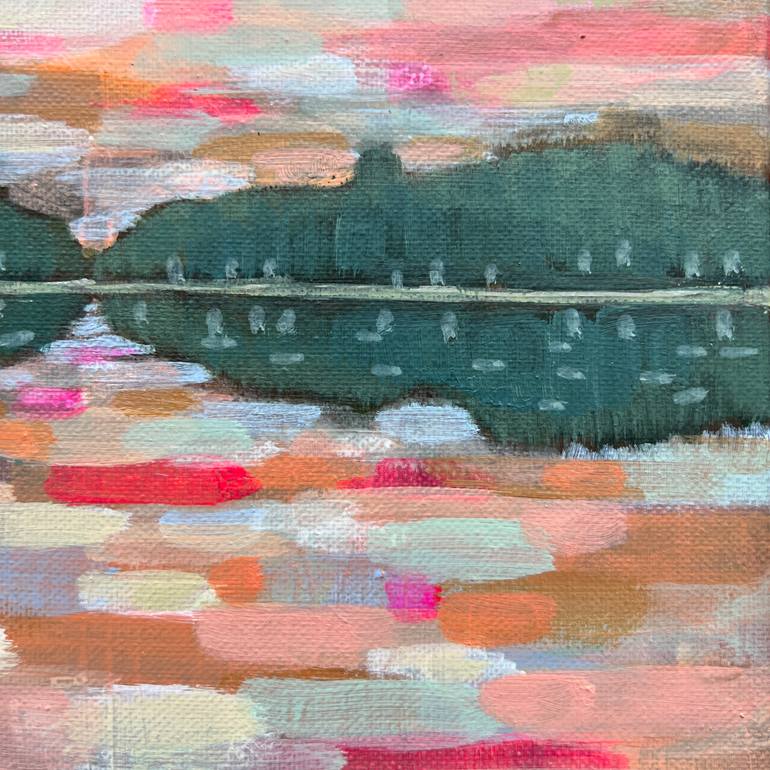 Original Abstract Expressionism Abstract Painting by Alissa Kim Tjen