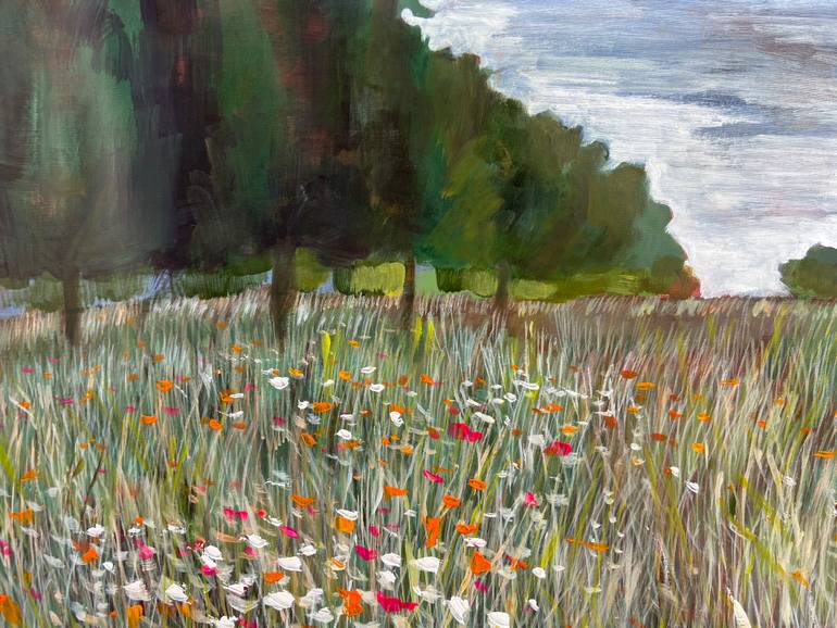 Original Abstract Landscape Painting by Alissa Kim Tjen