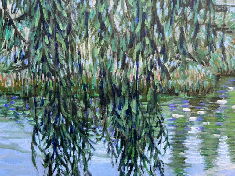 Beneath the Willow Painting by Alissa Kim Tjen | Saatchi Art