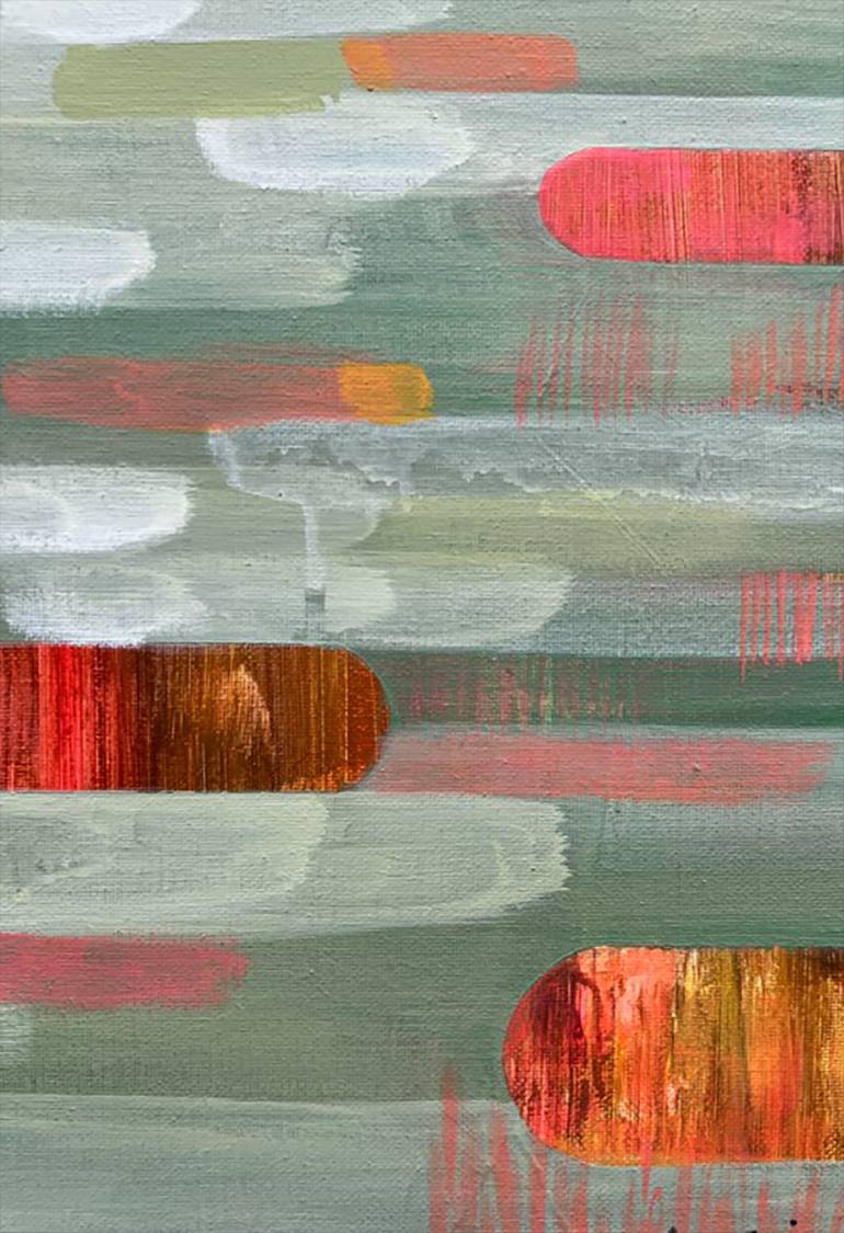 Original Abstract Expressionism Abstract Painting by Alissa Kim Tjen